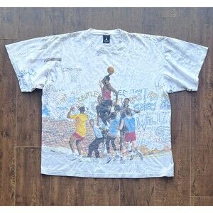 Nike Vintage Air Jordan Playground 20th Anniversary 1999 T-Shirt XL Rare